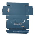 Both sides printing small blue corrugated packaging mailer boxes for gift